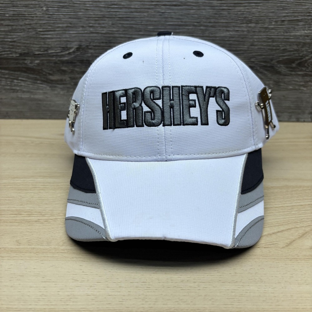 Hersheys Hat Cap Strap Back One Size White S'mores Pins Advertising Mens